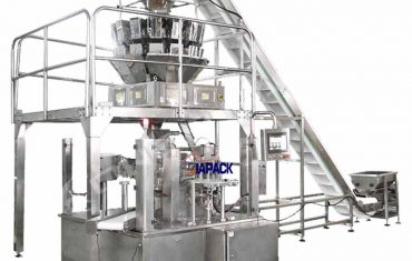 Automatický rotační sáček s uzavíracím strojem na zip