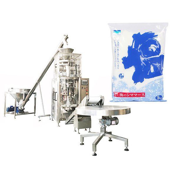 Vertikální forma Plnicí pečeť stroj s volumetrickým pohárem pro sůl